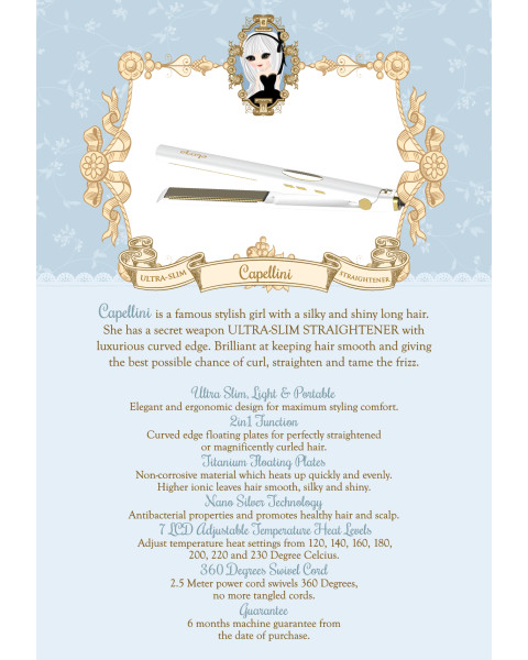Elona Capellini ~ Ultra-Slim Straightener